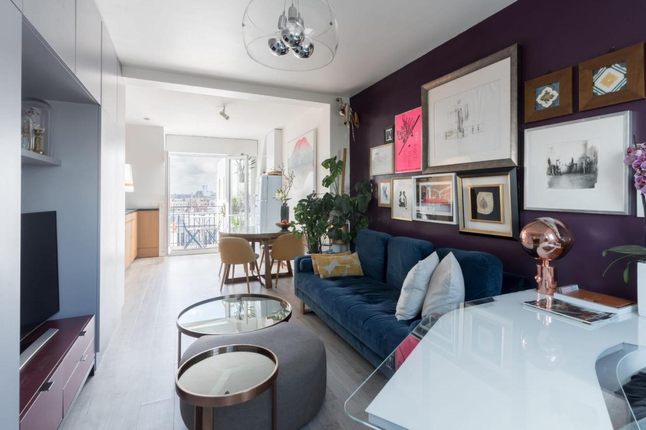 Bright And Homely 1 Bedroom Rooftop Apartment In The Marais In Paris Exterior photo